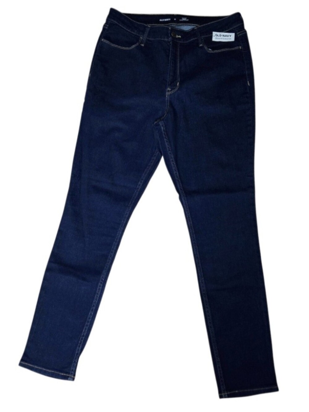 Old Navy High-Rise Wow Super-Skinny Jeans in Indigo Blue, Size 12 Women's NWT!